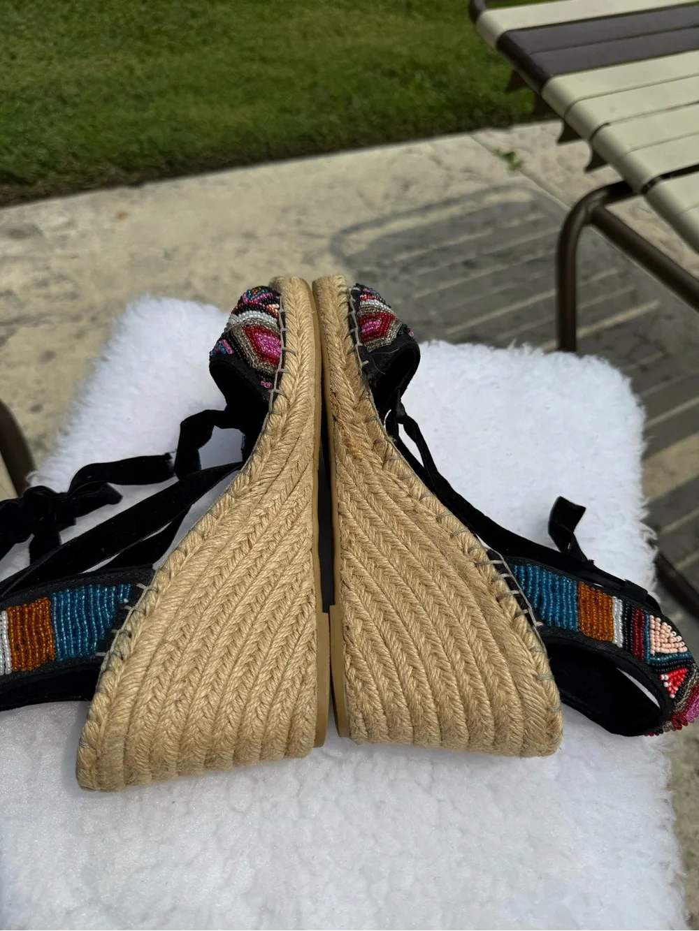 Ash espadrille wedges